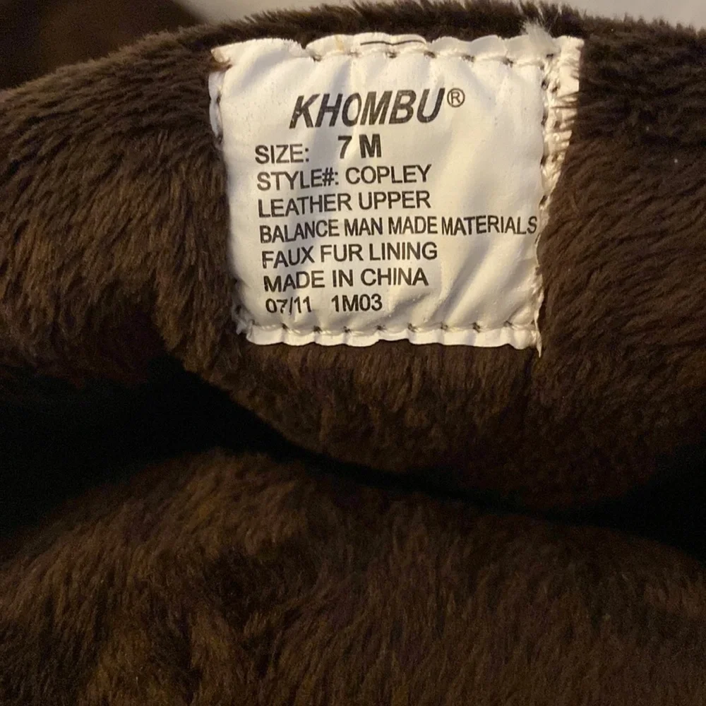 Khombu Copley Brown Suede Winter Boots